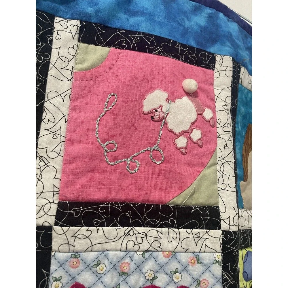 Beautiful Handmade Quilted Wall Hanging/ PreOwned 36 X 36 Children Kids Room